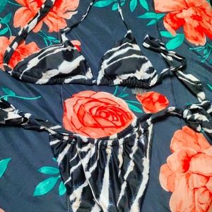 Matte swim High wasted string bikini